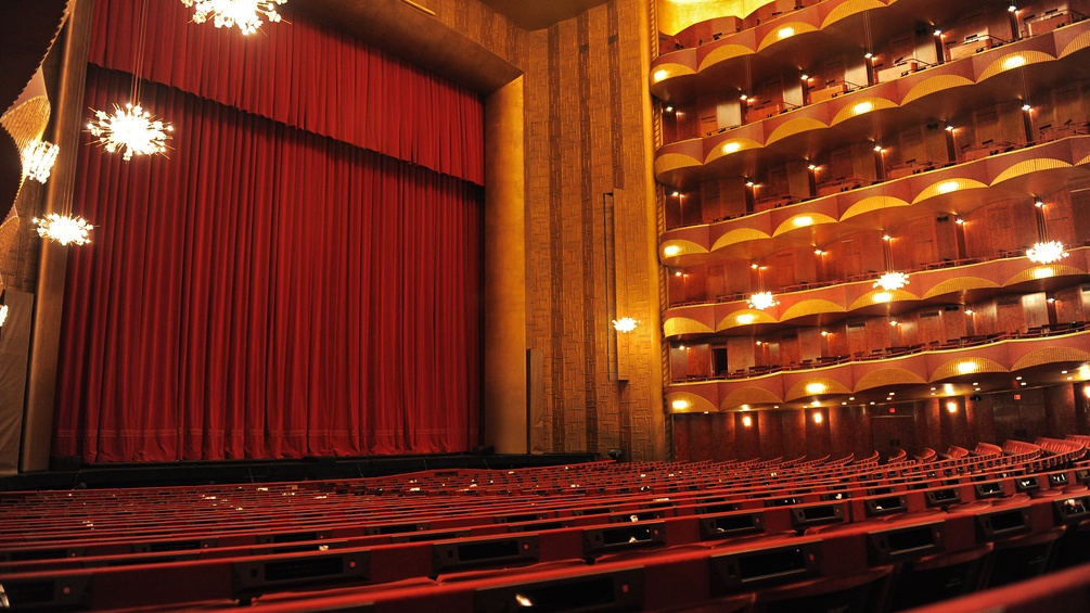 Zuschauerraum der Met Oper