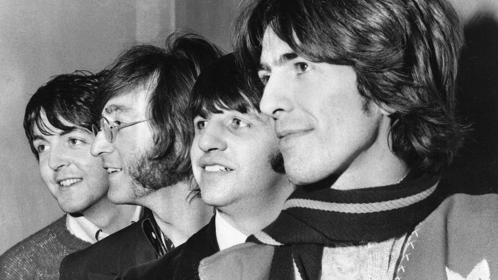 McCartney, John Lennon, Ringo Starr und George Harrison, 1968