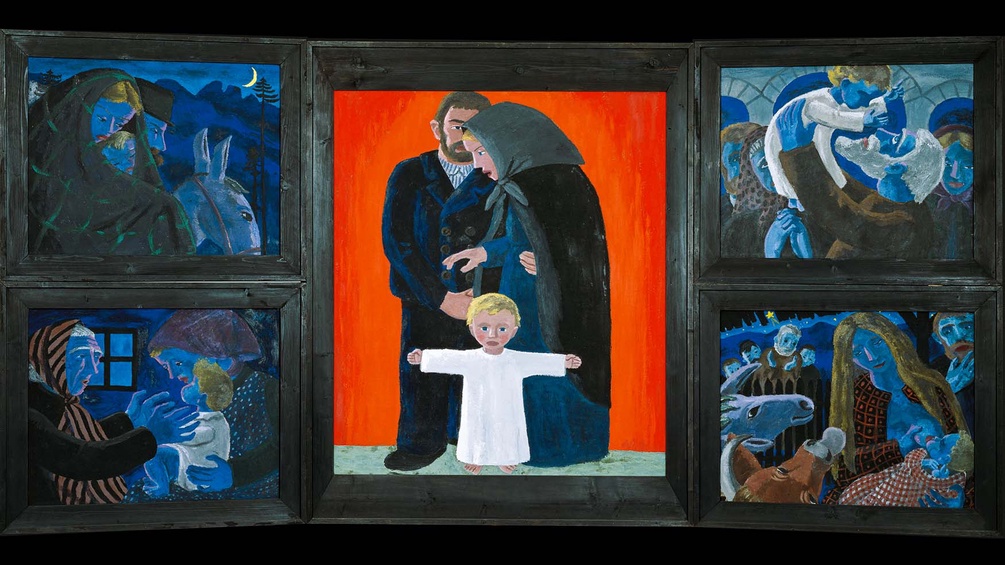 WERNER BERG MUSEUM Flügelaltar von Werner Berg