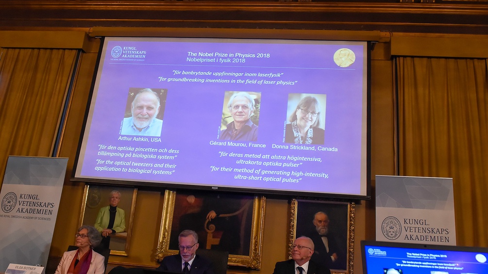 Nobelpreisgewinner 2018, Physik