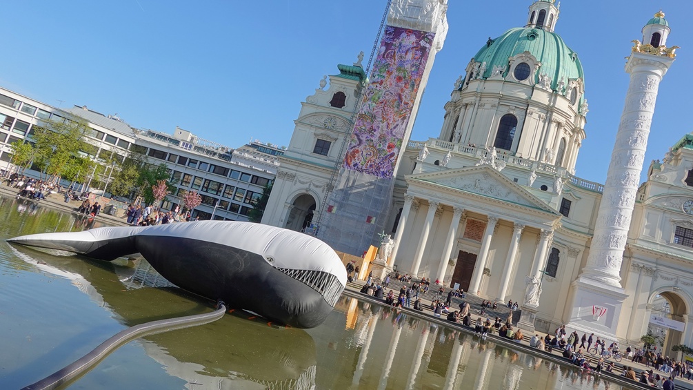 Walfisch - Caorle am Karlsplatz, Klimabiennale