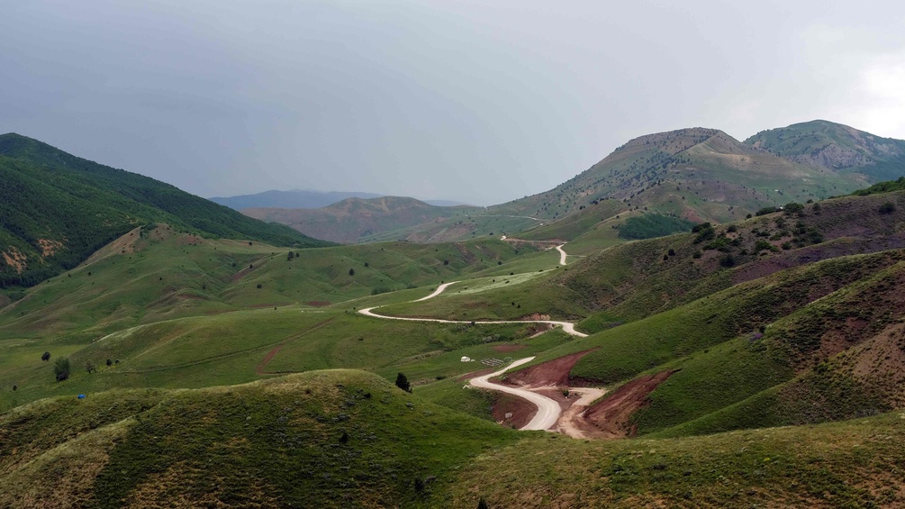 Landschaft in der Nähe von Tunceli, Dersim Berge