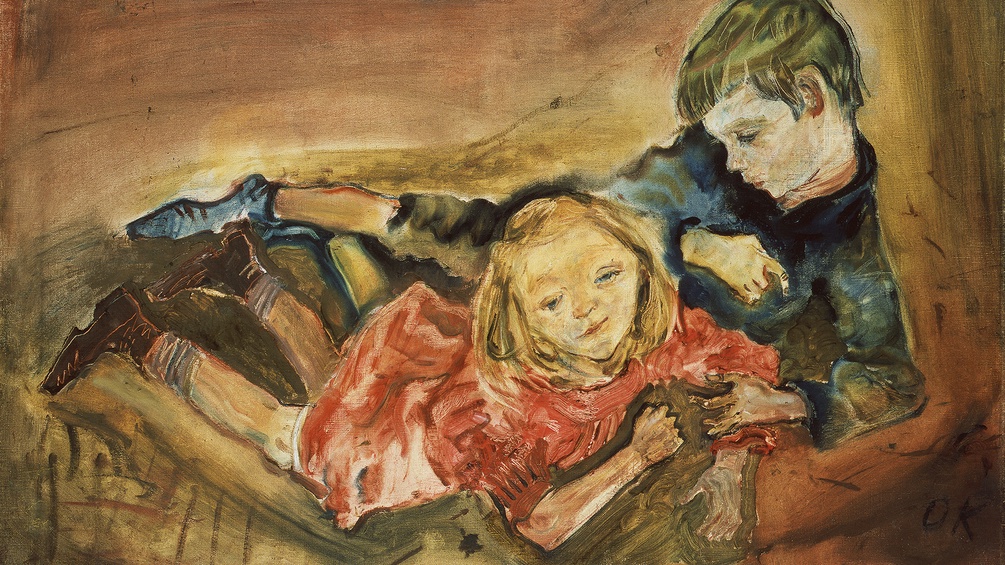 Oskar Kokoschka, Spielende Kinder, 1909
