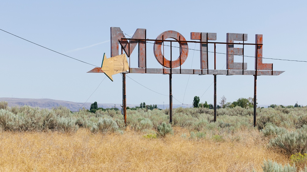 Vintage-Motel-Schild in den USA