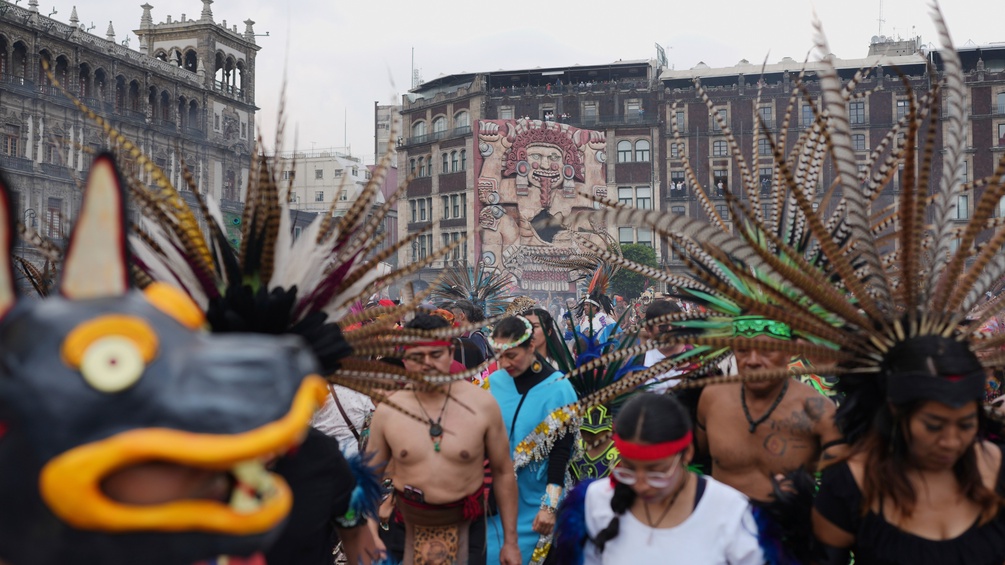 Menschen in Mexiko City