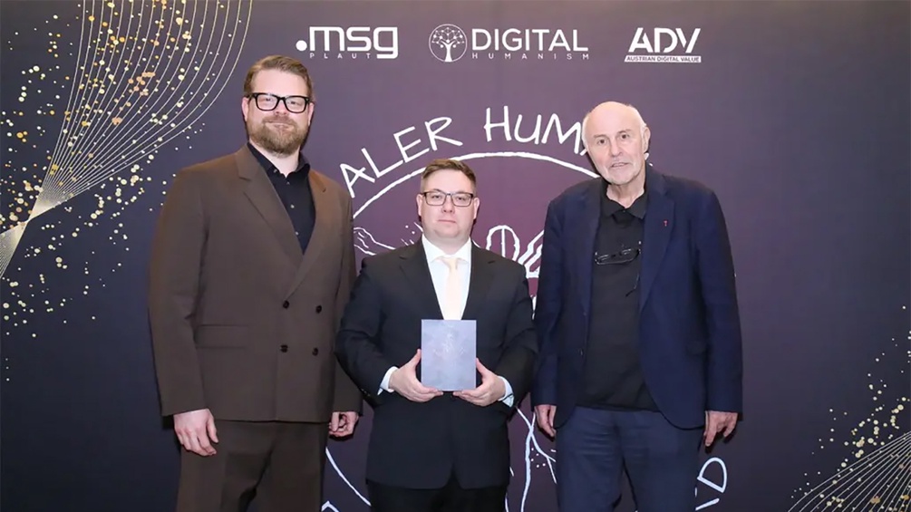 WienKI gewinnt den Digitaler Humanismus Award: 1. Preis in der Kategorie "Projekte"
