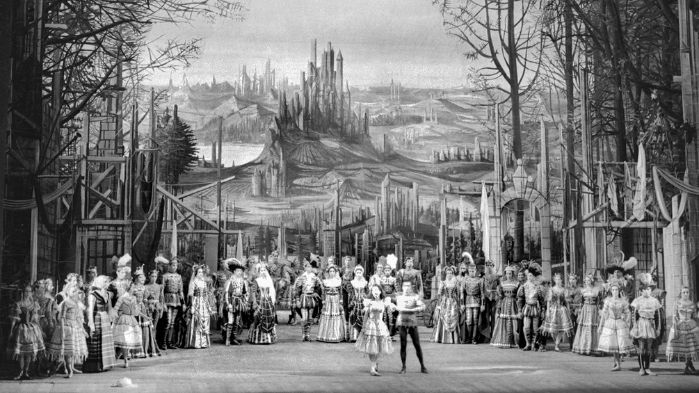 Szenenbild von "Giselle", 1954