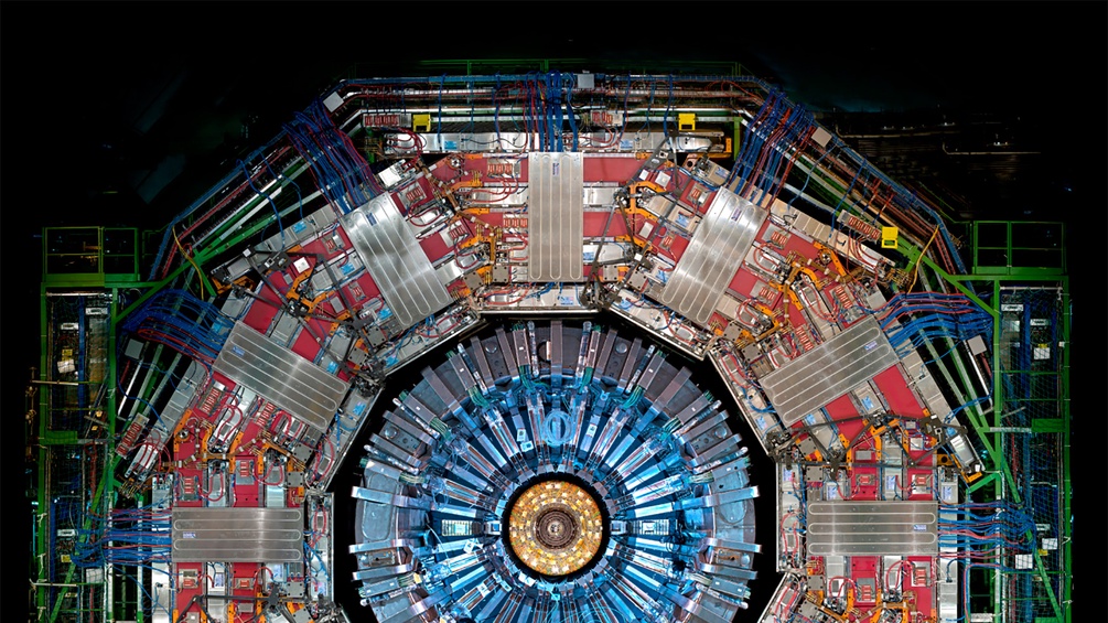 Geöffneter CMS-Detektor, Cern