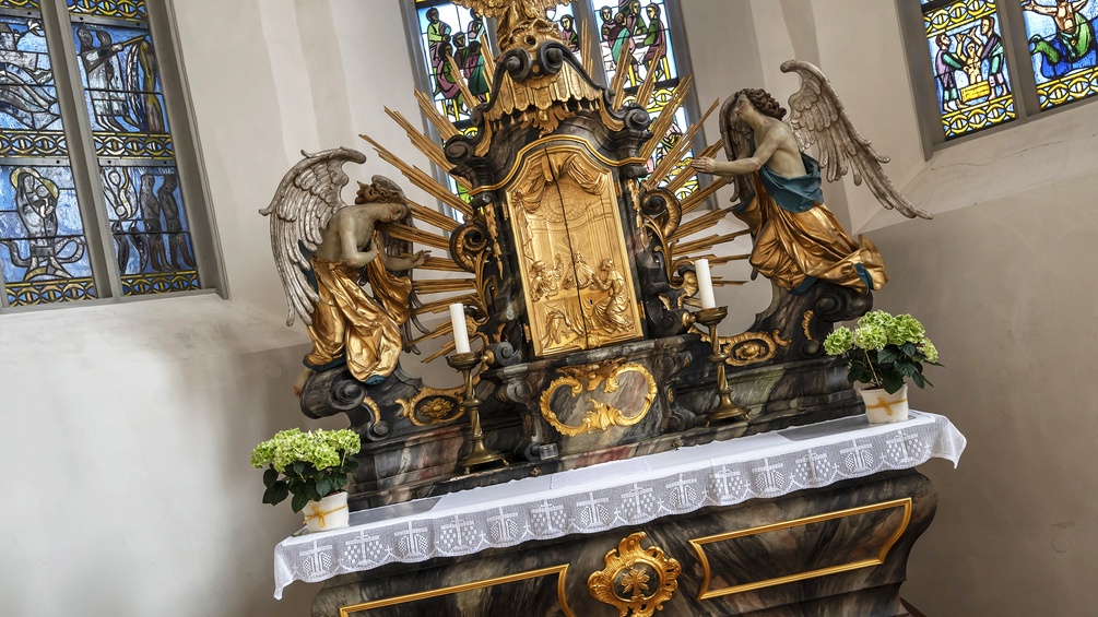 Tabernakel in einer deutschen Kirche