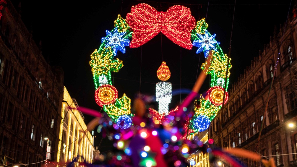 Weihnachtsbeleuchtung in Mexiko