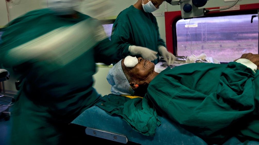 Operation in einem indischen Spital
