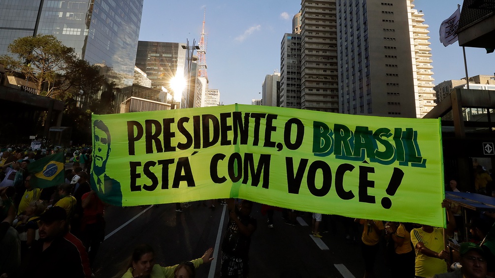 "Präsident, Brasilien ist mit ihnen!"