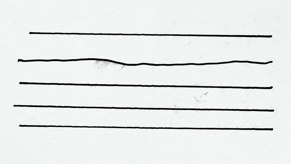 Grafik basierend auf Störfaktor (2010) von Peter Ablinger