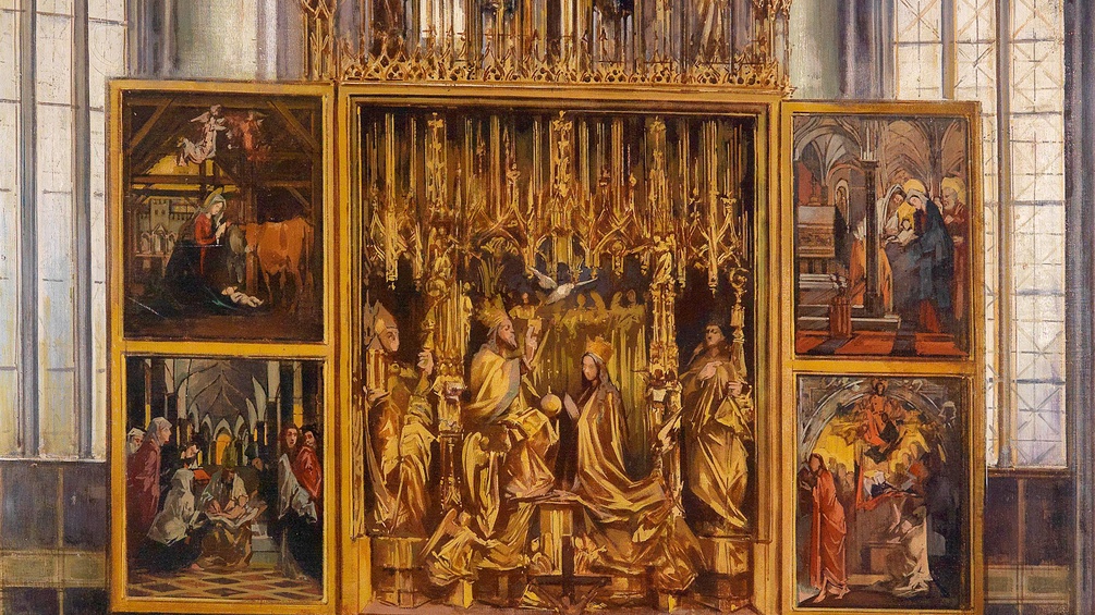 Der Pacher Altar in St.Wolfgang.