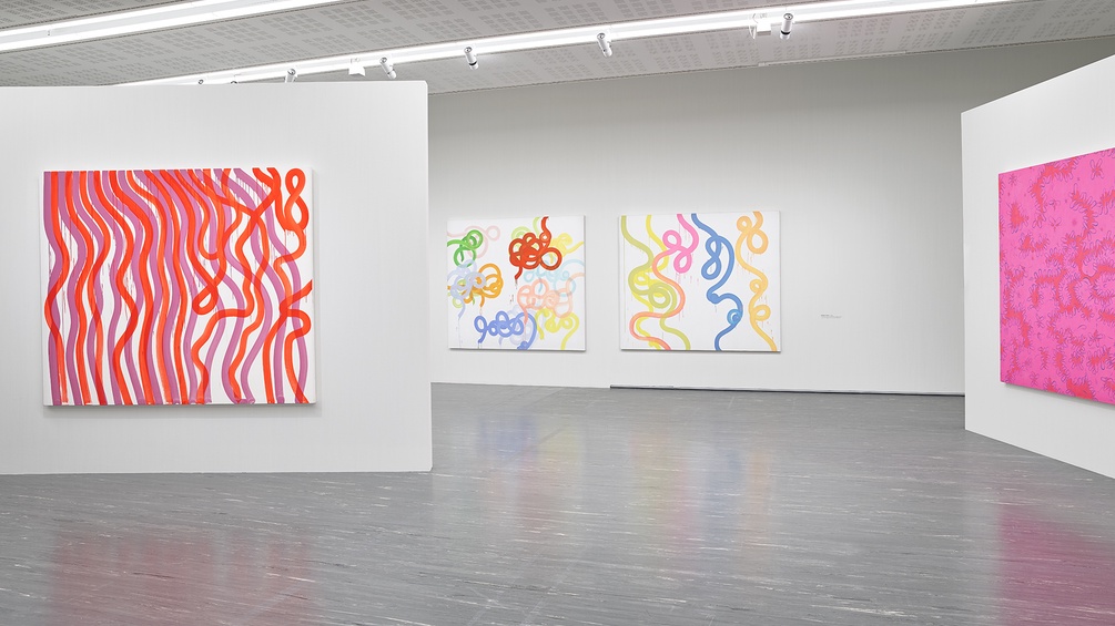 Ausstellungsansicht Sue Williams. WHAT NOW, Belvedere 21