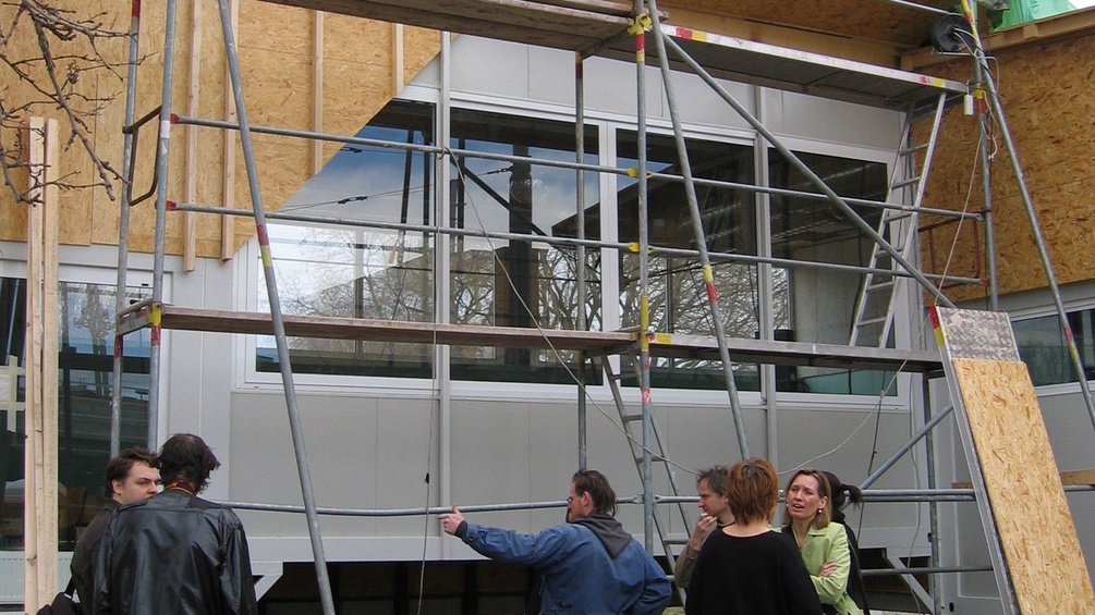 Fertigstellung des Neubaus der Kultur-Location "Fluc" am Praterstern.
