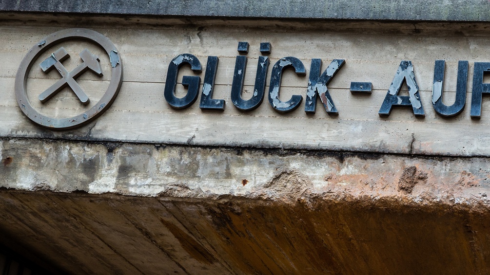 Glück-auf-Schrift