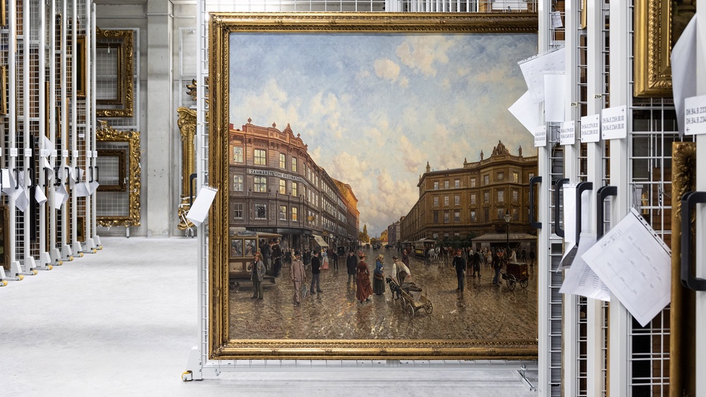 Lagerhalle des Wien-Museum-Depots