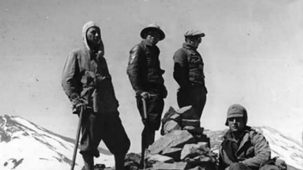 Erwin Hein, Gruppenfoto in den Anden, Archivaufnahme