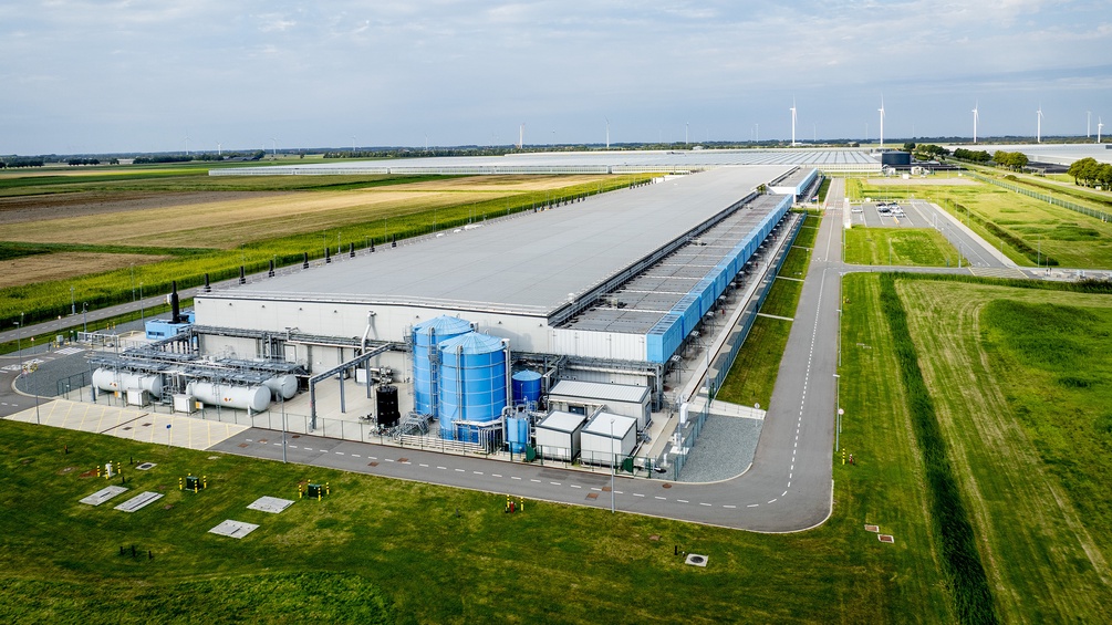 Ein Google-Datencenter in den Niederlanden