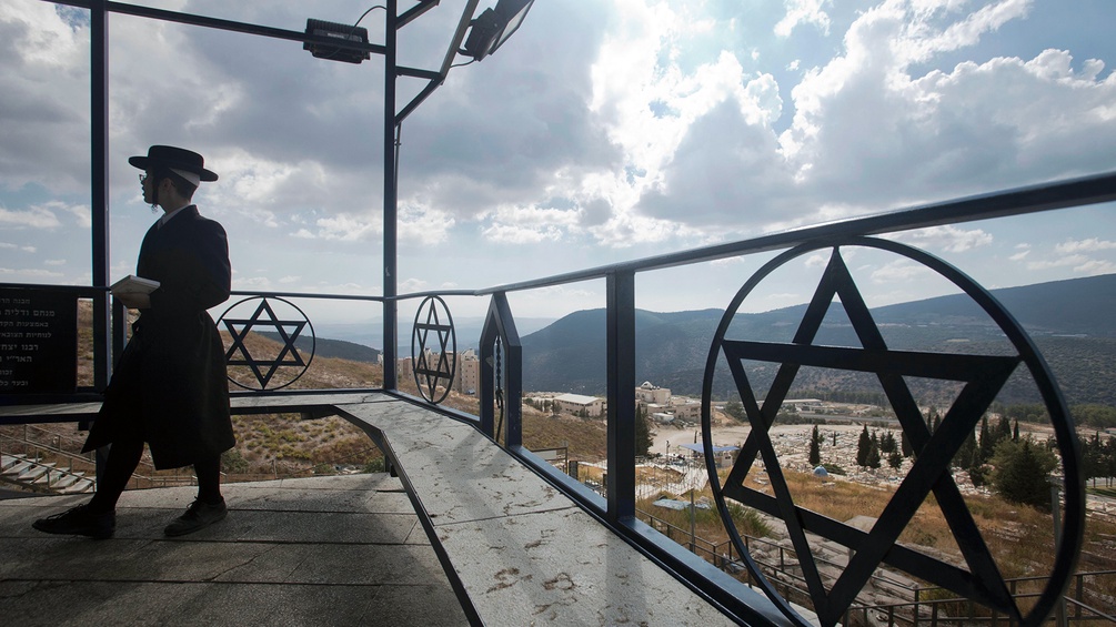 AP/DAN BALILTY Ultraorthodoxer Jude in Safed, Israel