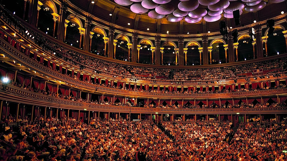 Die Gäste in der Royal Albert Hall