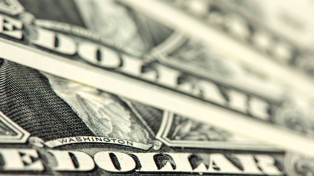 US-Dollarscheine in Nahaufnahme