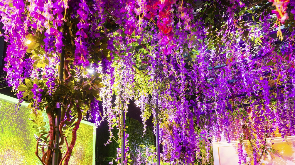 Monets Garten, Ausstellungsansicht