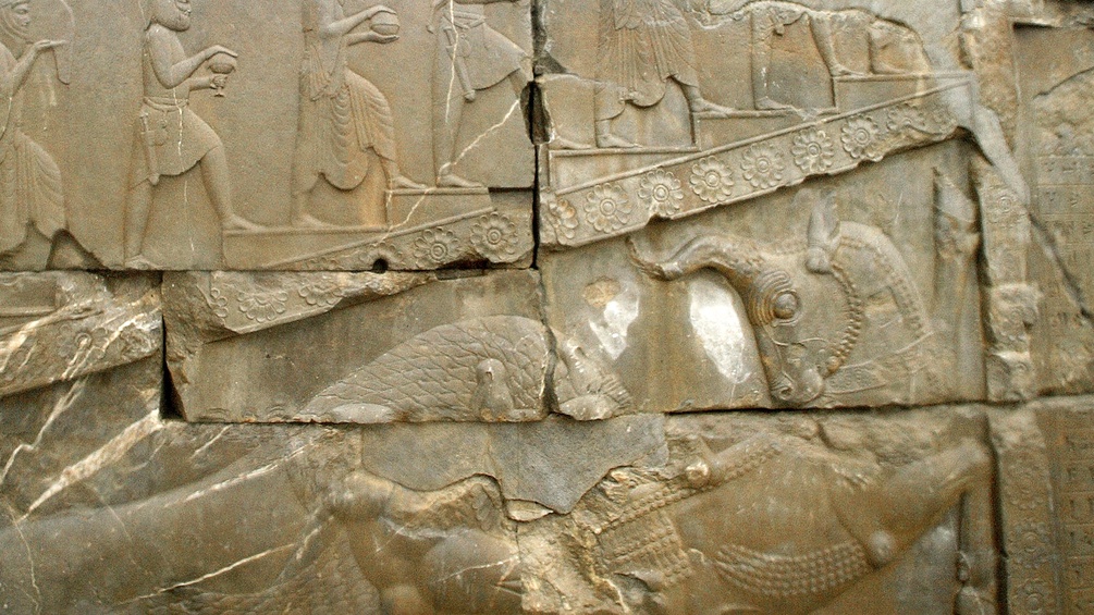 Relief bei Xerxes' Palast in Iran