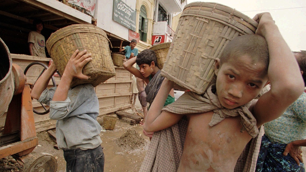 Kinderarbeit in Burma