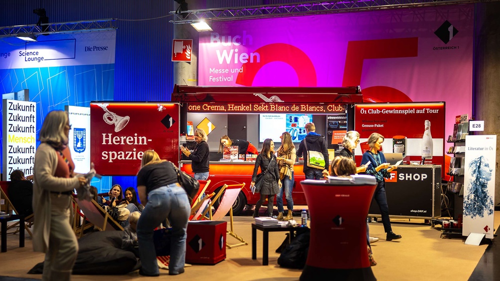 Ö1 Club-Mobil auf der Buch Wien 25