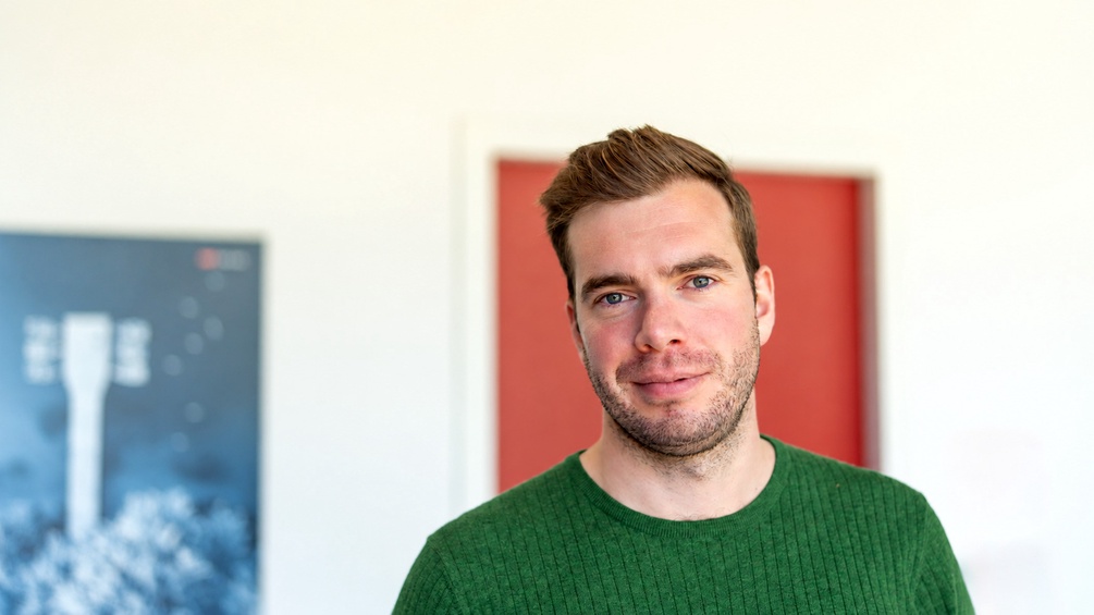 Rudolf Aigmüller, grüner Pullover