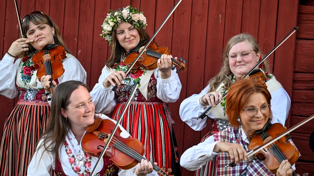 Traditionelle Musikgruppe in Schweden