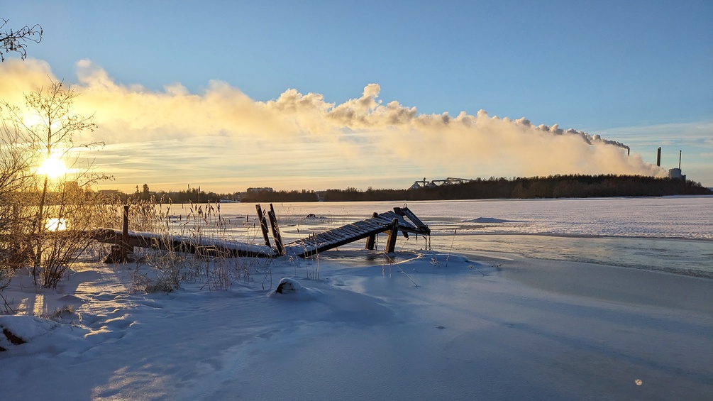 Winterstimmung in Oulu