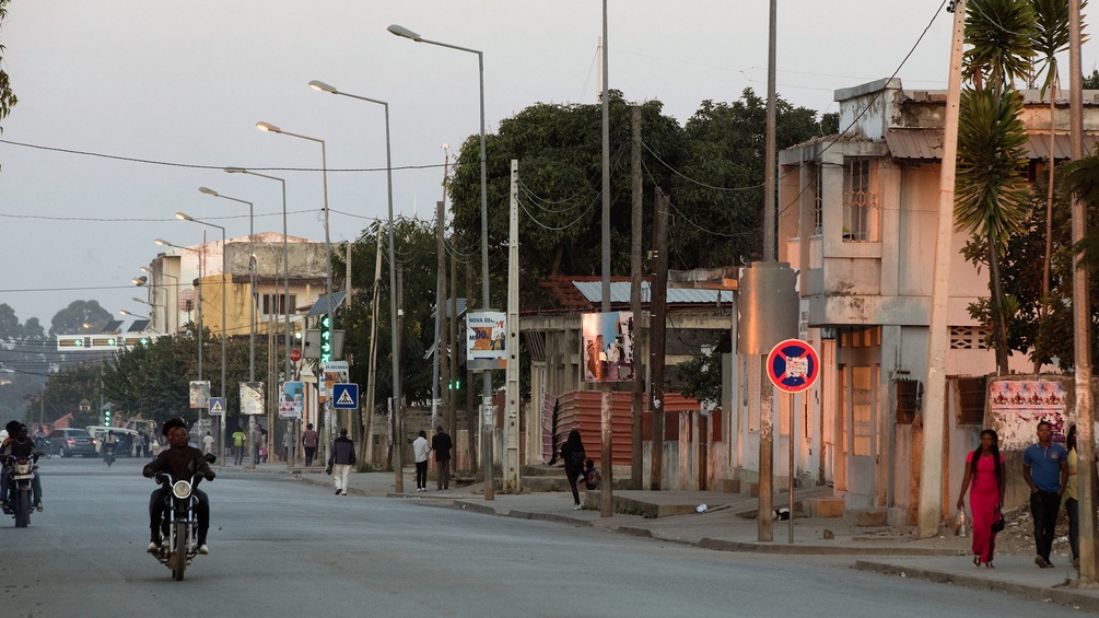 Eine Strasse in Angola.