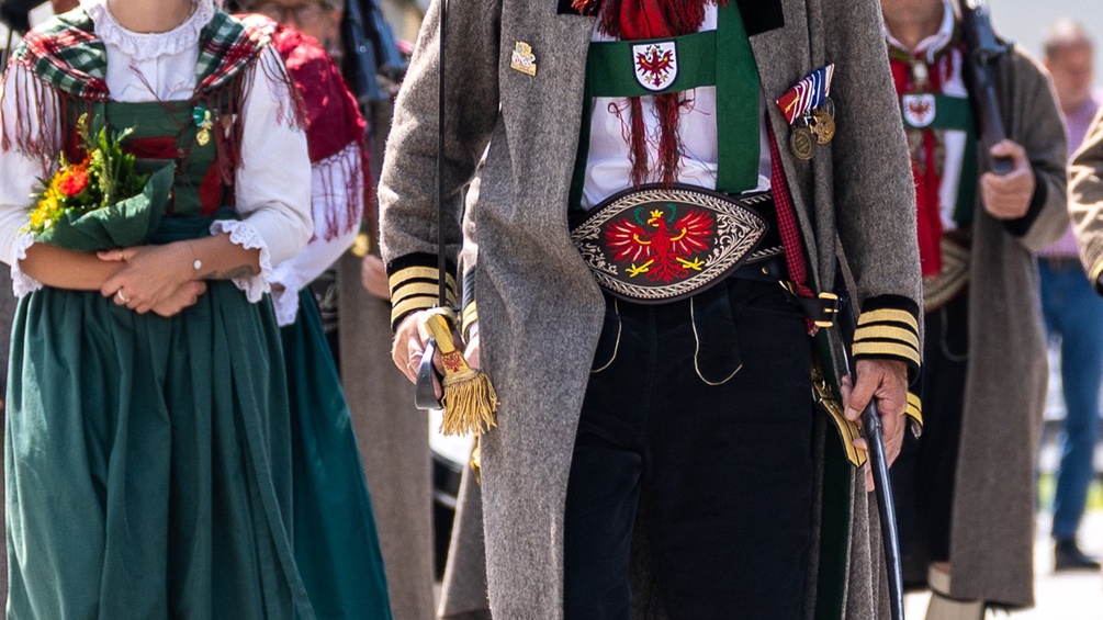 Schützenkompanie Kals am Großglockner mit Kommandant
