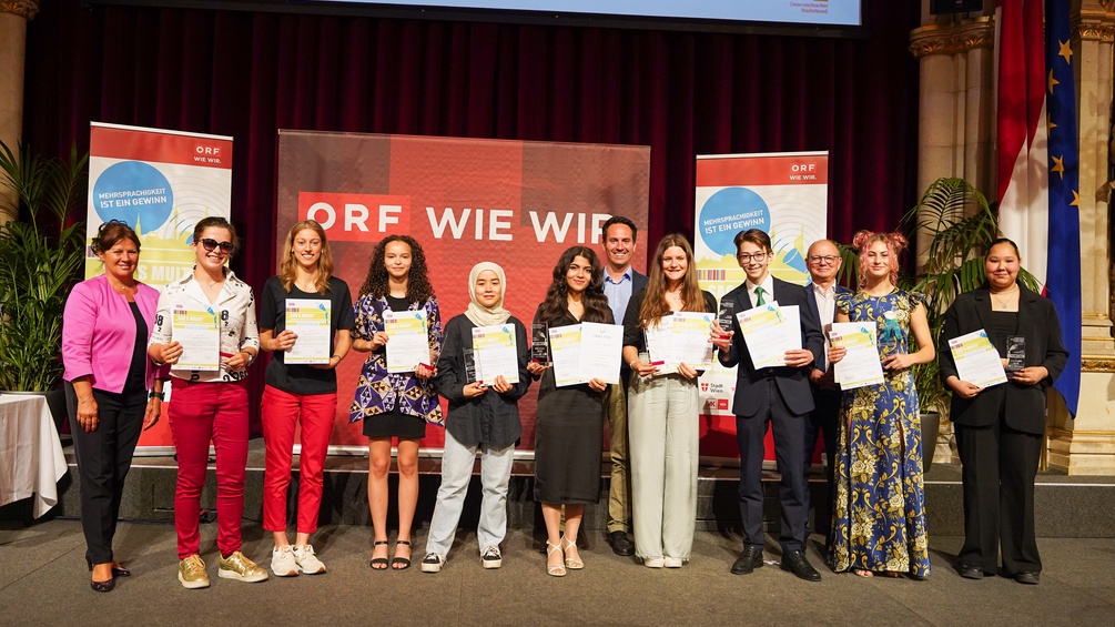 Die Abschlussfeier des mehrsprachigen Redewettbewerbs "SAG'S MULTI!" geht dieses Jahr im Wiener Rathaus über die Bühne.