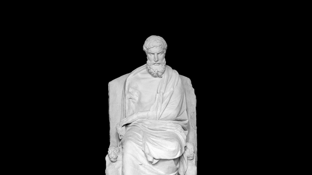 Statue des Epikur