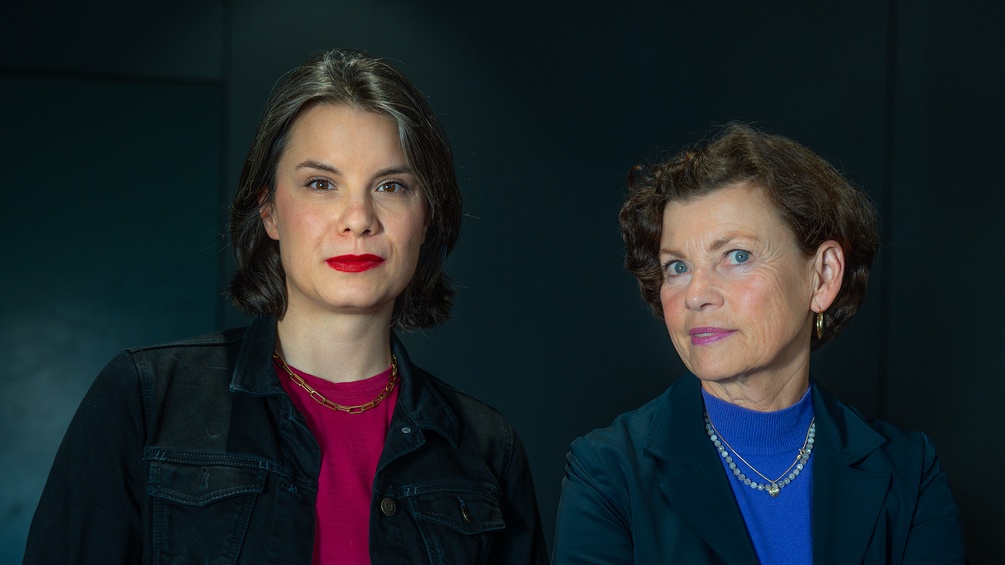 Didi Drobna und Renata Schmidtkunz