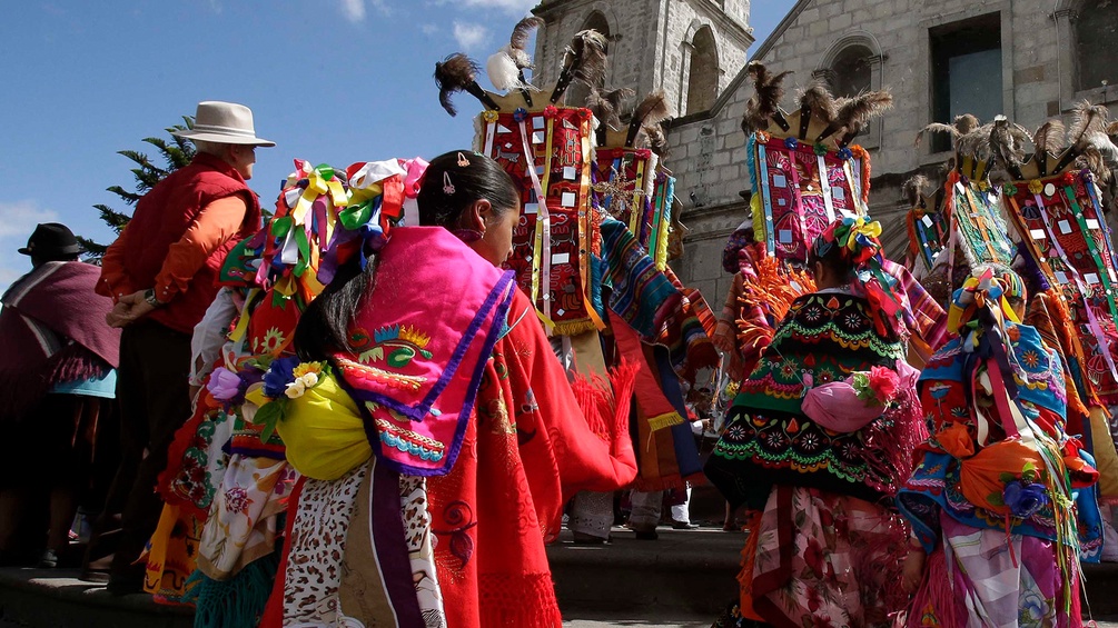 Indigenes Volk in Ecuador