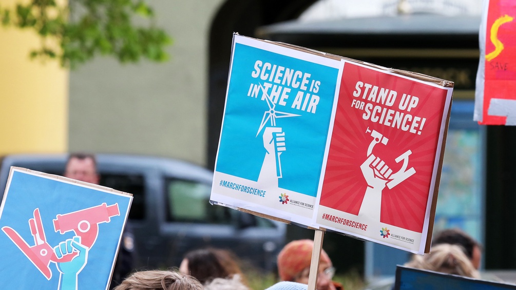 "Stand Up for Science"-Proteste