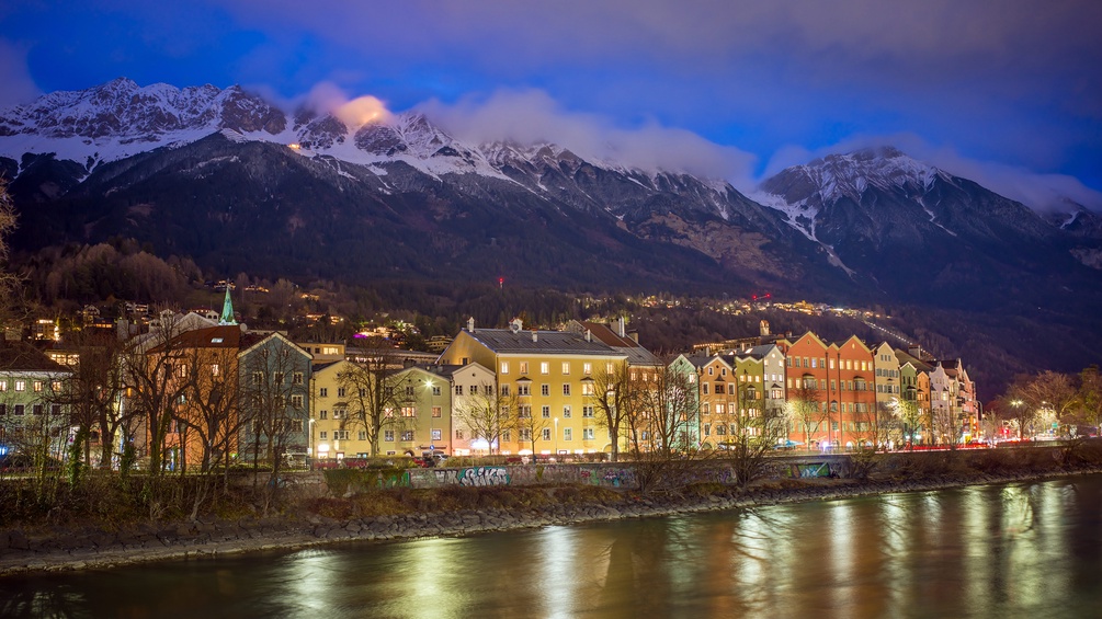 Abendstimmung in Innsbruck, Nordkette