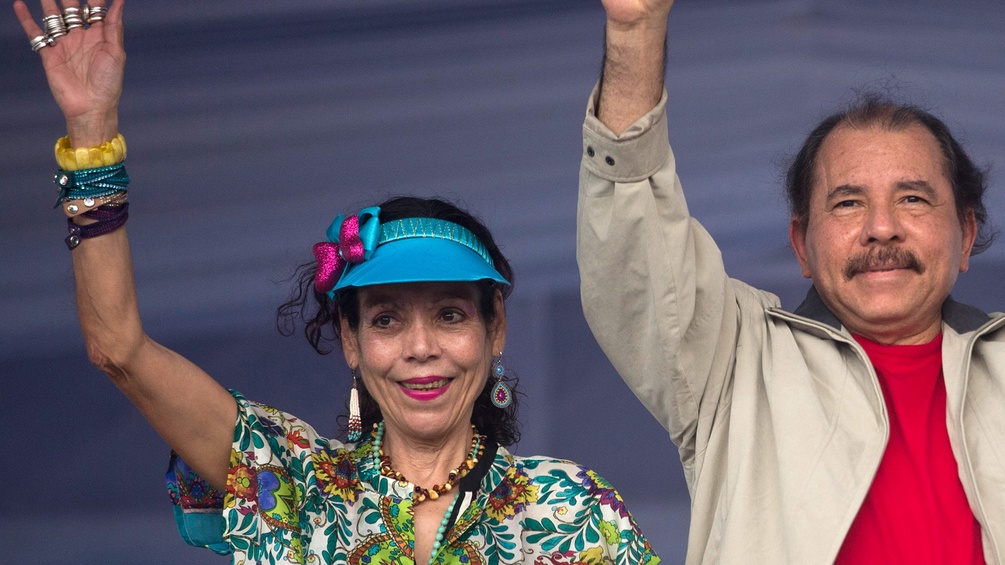 Rosario Murillo und Daniel Ortega