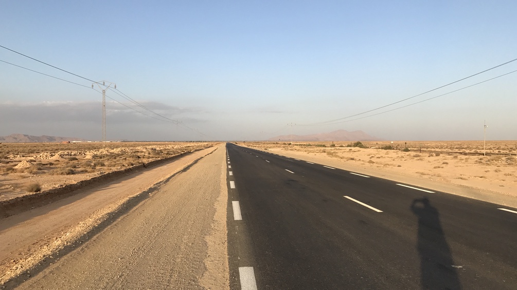 Straße in Tunesien