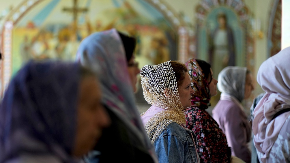 Betende Frauen in Kiew