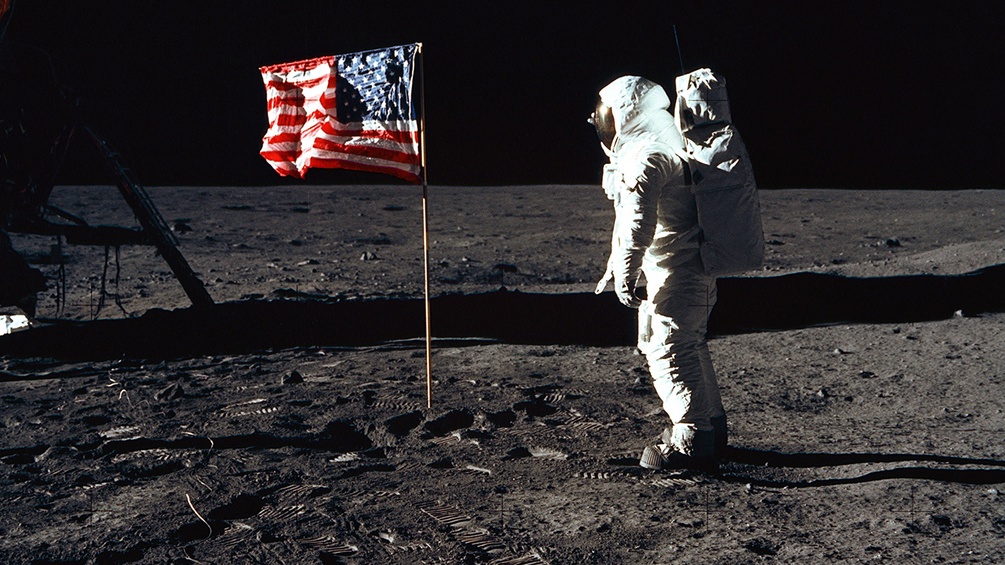 Buzz Aldrin auf dem Mond