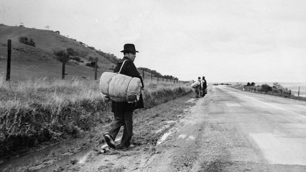 Landstreicher am Wegesrand, 1936