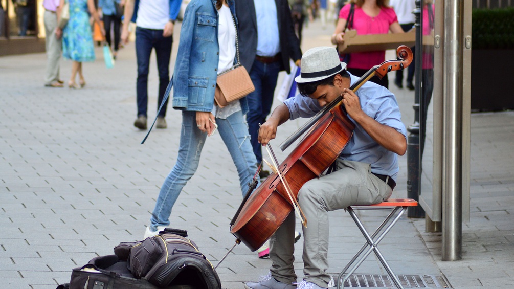 Straßenmusiker in Wien