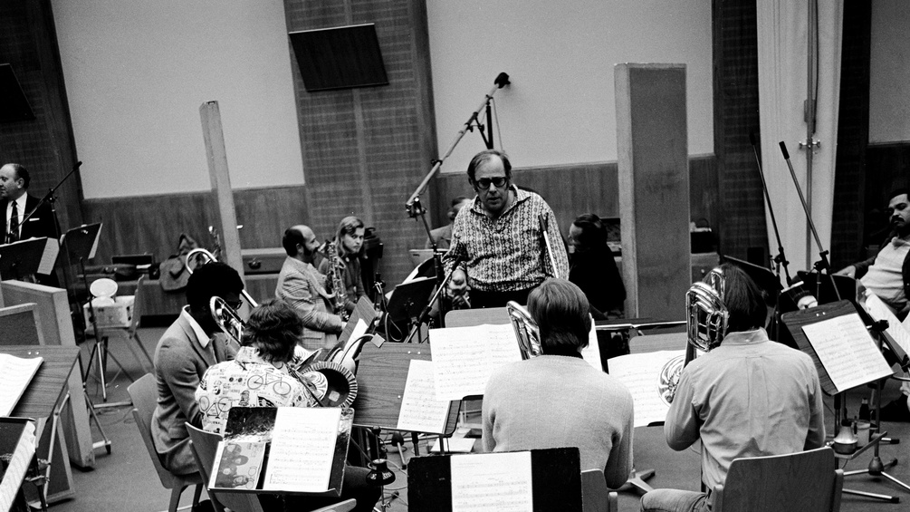 Die ORF-Big-Band unter der Leitung von Johannes Fehring, 1973