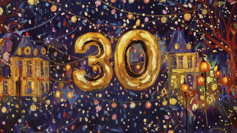 Die Zahl 30